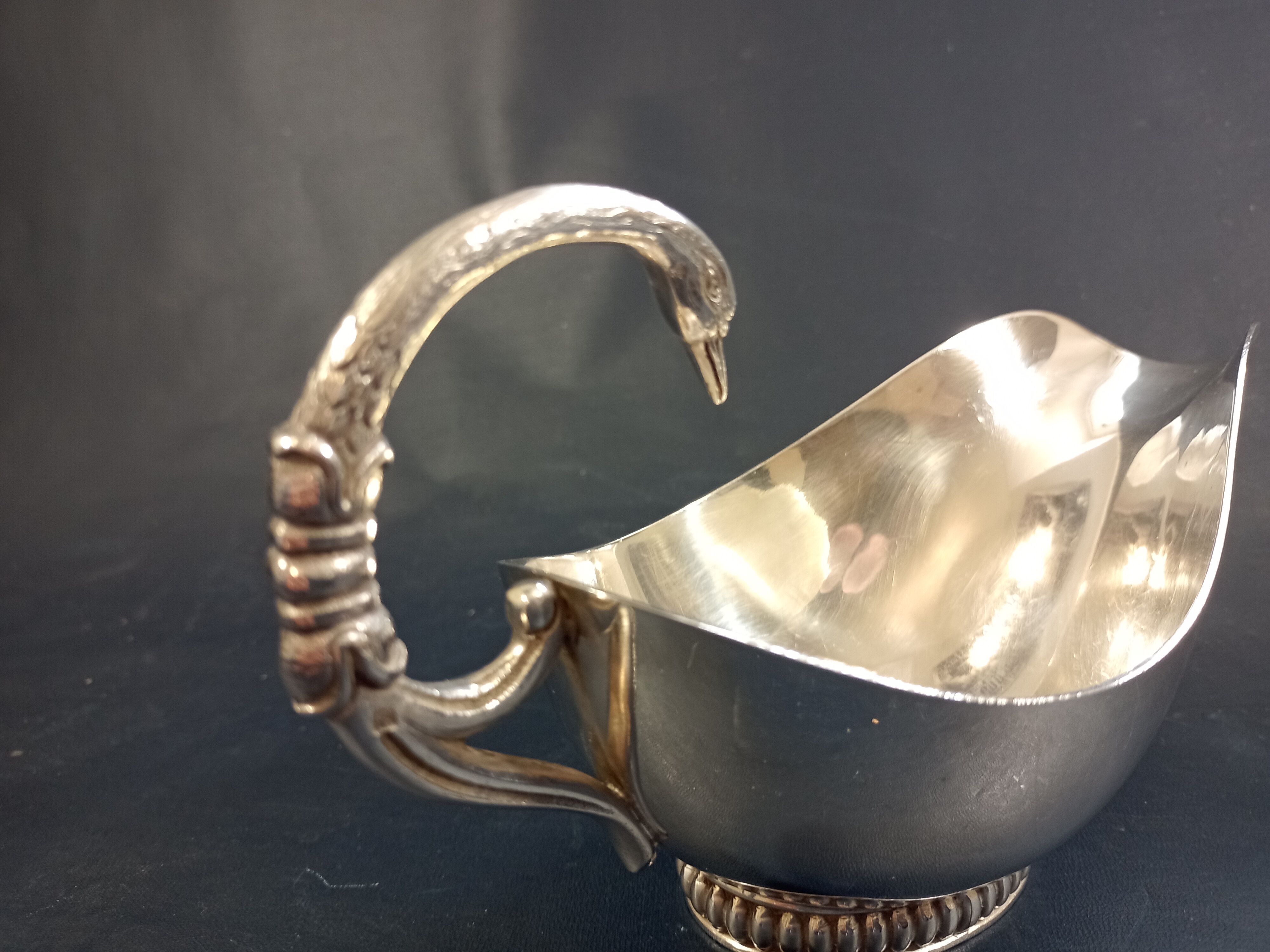 Silver metal sausage