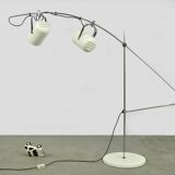 Vintage white Sorrento floorlamp by Copini & Posthuma for Gepo, Netherlands 1970s