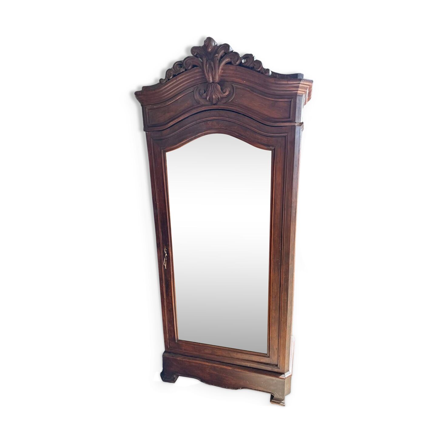 Old solid wood hosiery cabinet