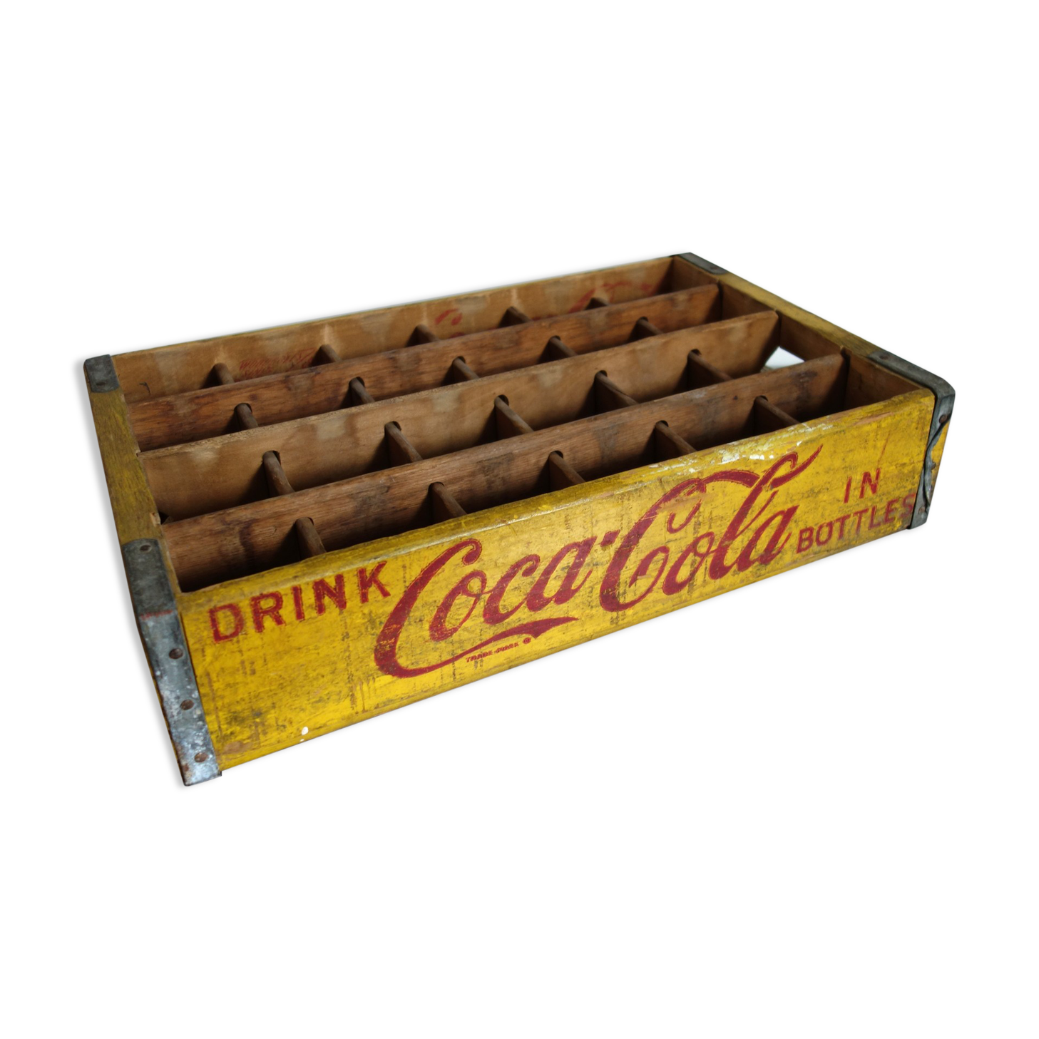 Vintage Coca-Cola wooden locker