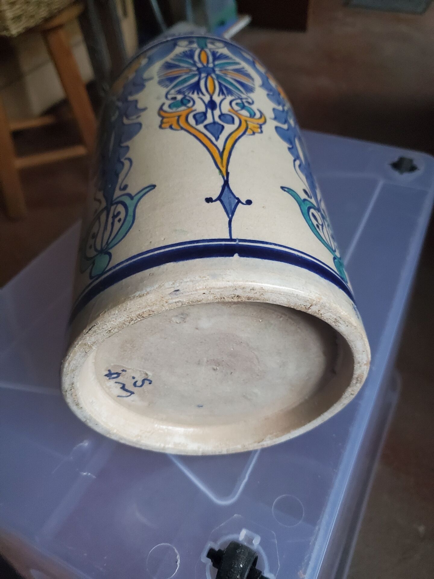 Poterie peinte-objet decoratif
