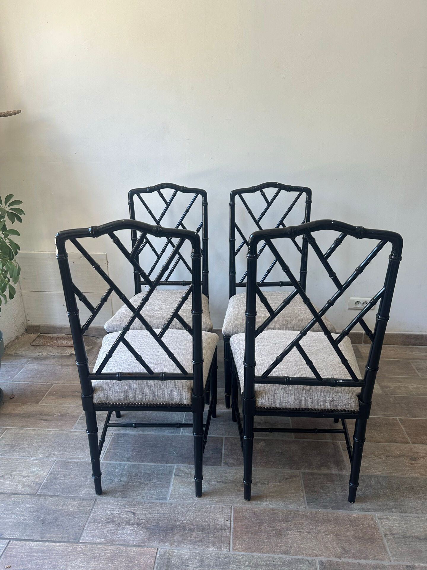 Lot de 4 chaises vintage