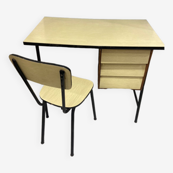 Formica desk and chair year 60