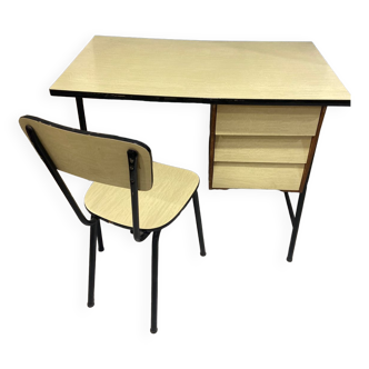 Formica desk and chair year 60