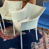 Set of 3 armchairs by Philippe Starck, Dr No model, for Kartell