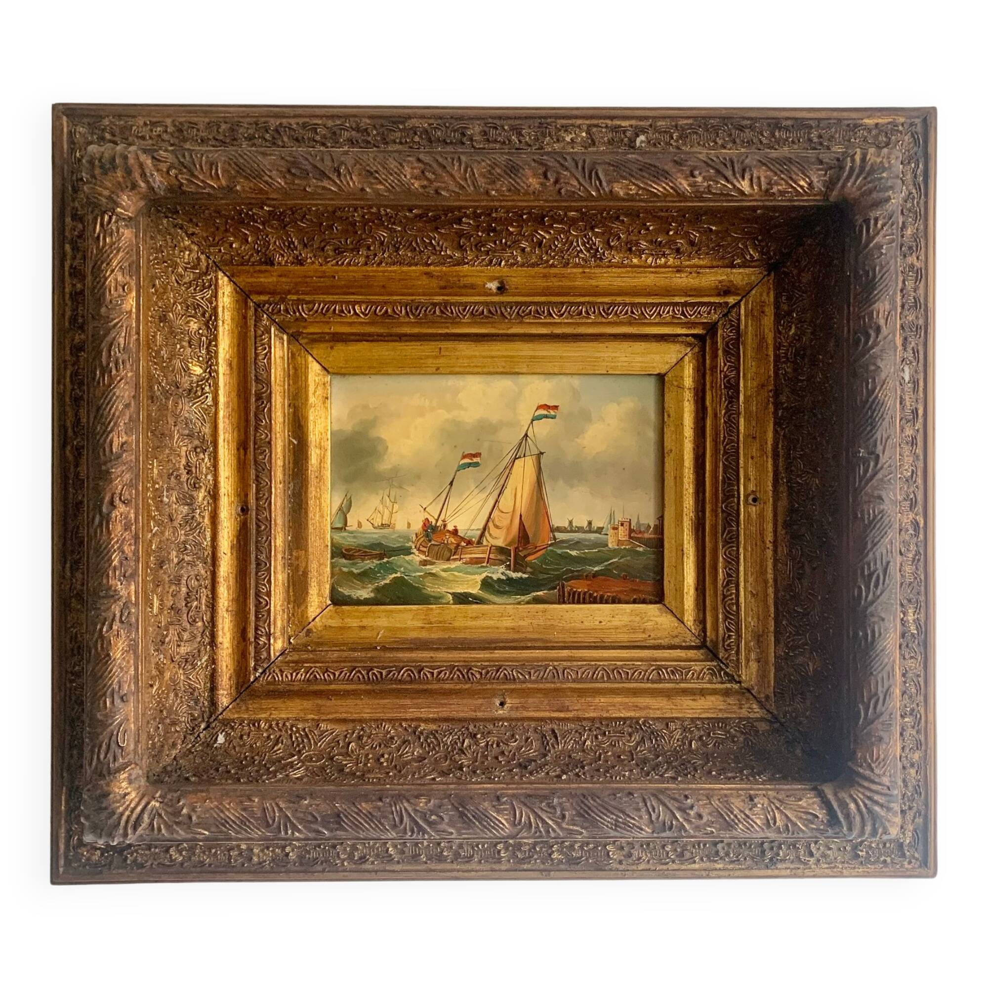 Oil painting Carvers & Gilders Picture England