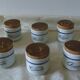 8 spice jars. porcelain of auteuil