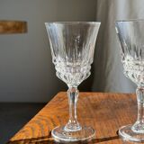 Set of 5 classic flared stemmed glasses
