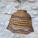 Suspension en osier vintage
