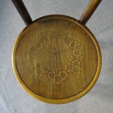 Set of 4 bistro chairs 1910/1930 curved wood, thonet, fischel etc