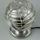 60s 70s table lamp bedside lamp chrome Doria glass space age design