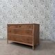 Large Art Deco chest of drawers in mahogany and ash (renovated)