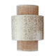Lampshade in cannage