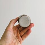 Handcrafted stoneware set of 6 liqueur glasses and matching plate