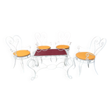 Wrought iron garden furniture