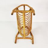 Mid Century Bamboo Newspaper Holder, Germany, 1960s