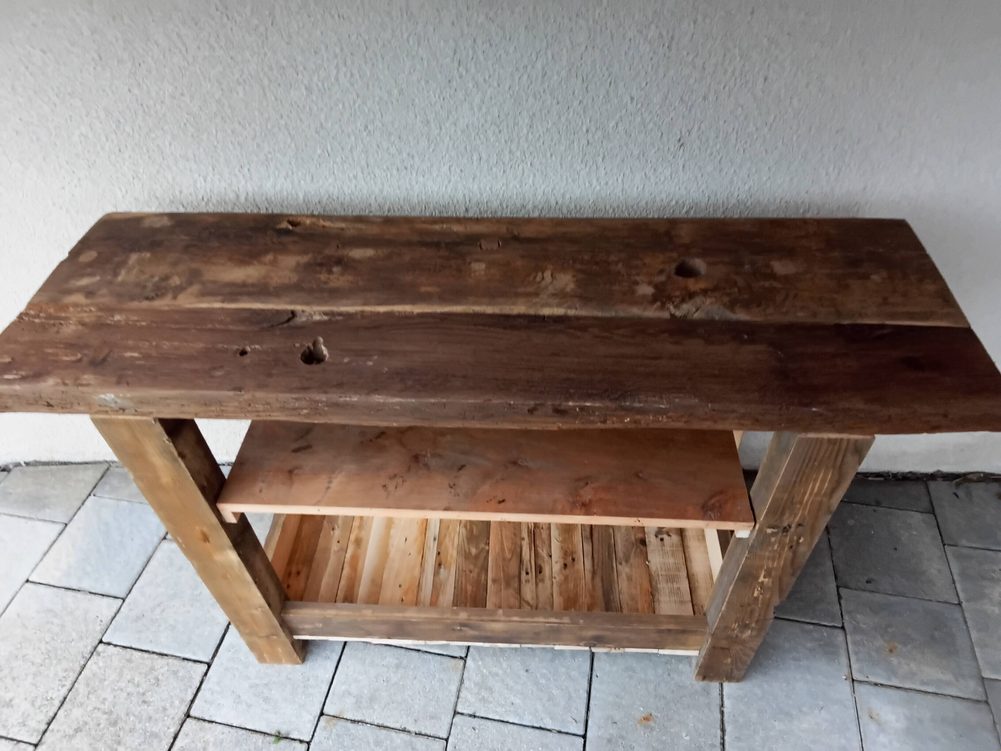 Wooden workbench