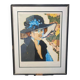 Dessin représentant une femme, signé Muroleau