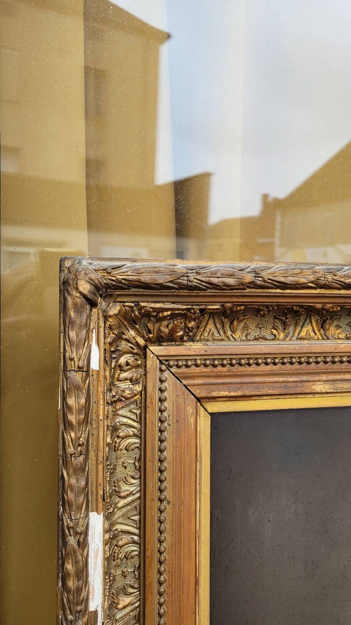 Oil on Canvas Portrait Painting of a Woman Framed 19th Century Signed