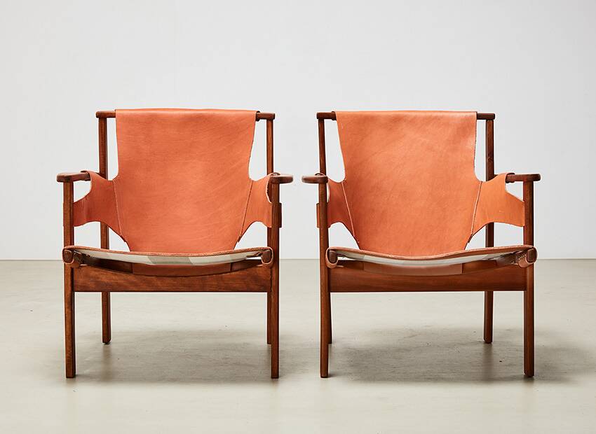Carl-Axel Acking Pair of Trienna Lounge Chairs for Nordiska Kompaniet 1957