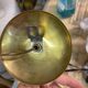Vintage Brass & Red Adjustable Sconces – Set of 2 (1950s)