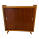 Vintage shoe cabinet with compass legs
