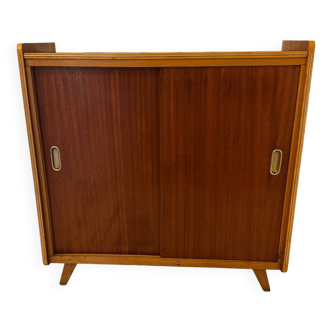 Vintage shoe cabinet with compass legs
