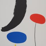 Joan MIRO: Surrealist composition, Lithograph signed with certificate