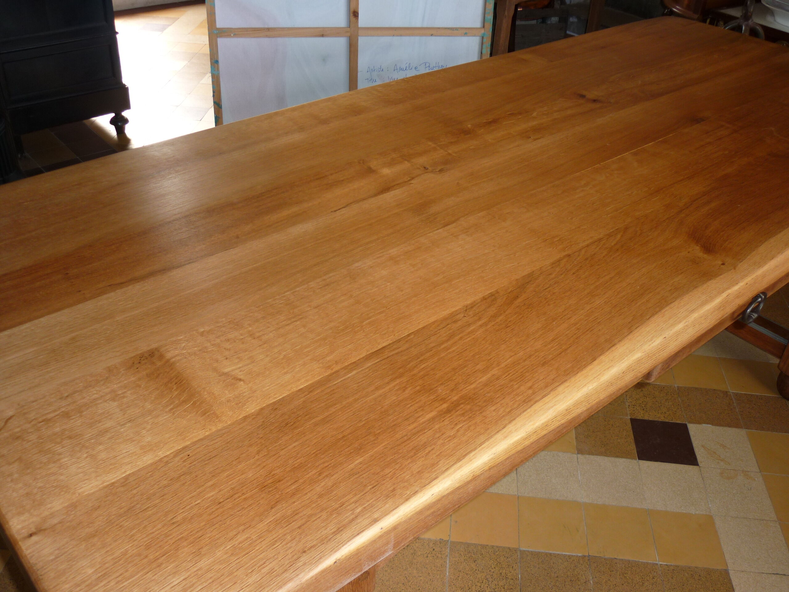 Massive chic country farm table