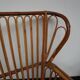 Ensemble de 2 fauteuils et table, design de Franco Albini pour Bonacina, années 1950.