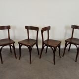 Vintage bistro chairs lot of 4