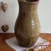 Grand vase en grès pyrité