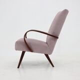 Fauteuil en teck des années 1960, Tchécoslovaquie