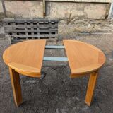 Dining table in elm from 1980