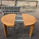 Dining table in elm from 1980