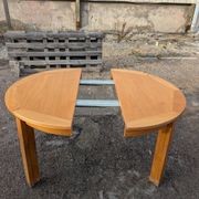 Dining table in elm from 1980