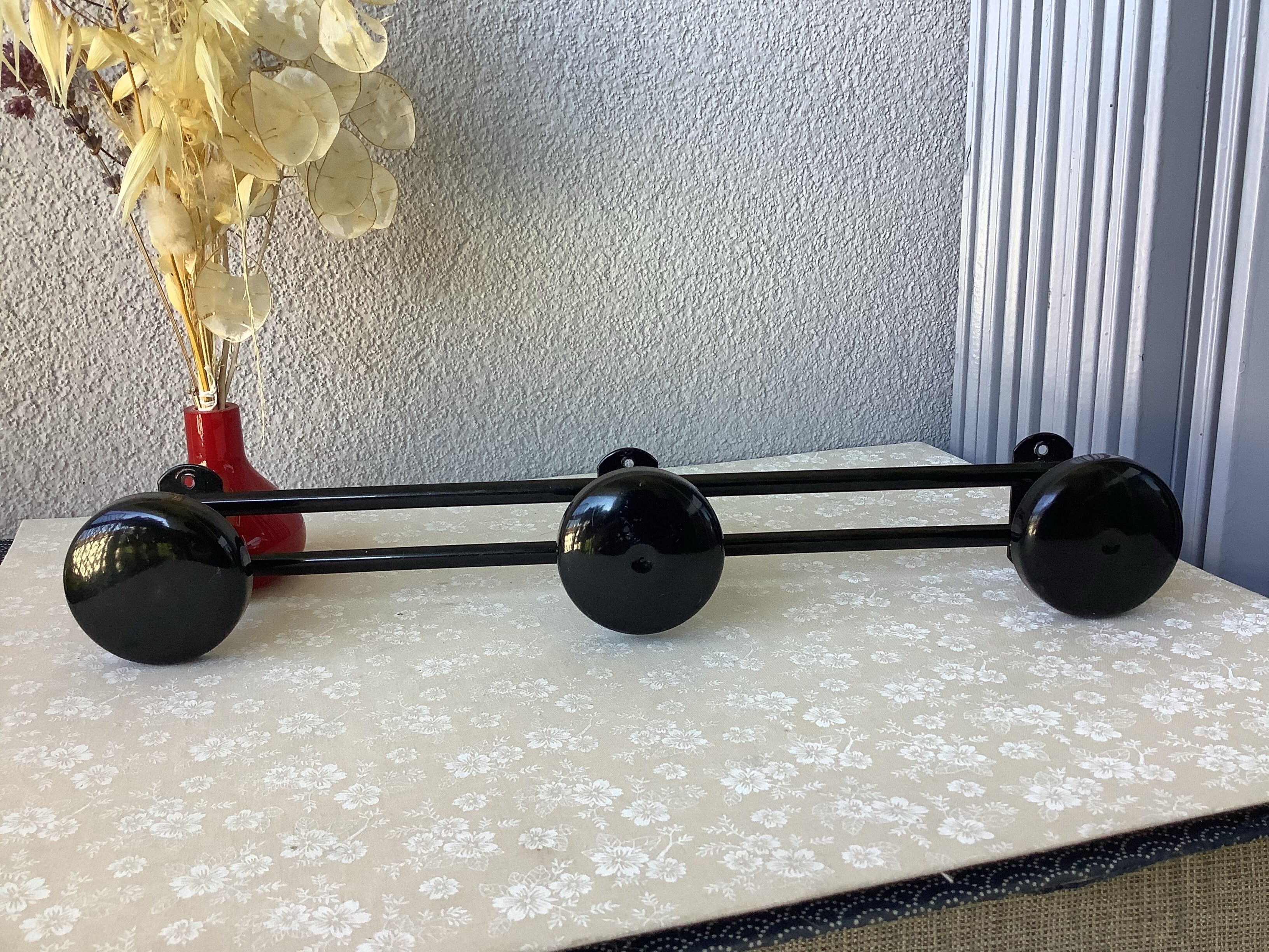 Vintage patère 70' black