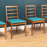 Retro extending dining table & 4 chairs by tom robertson for mcintosh of kirkcaldy