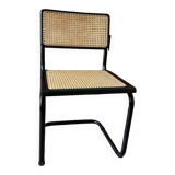 Chaise cannée noire
