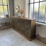 Green patina workshop furniture