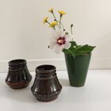 Set of 3 vintage ceramic vases