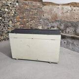 Large rounded wooden trunk