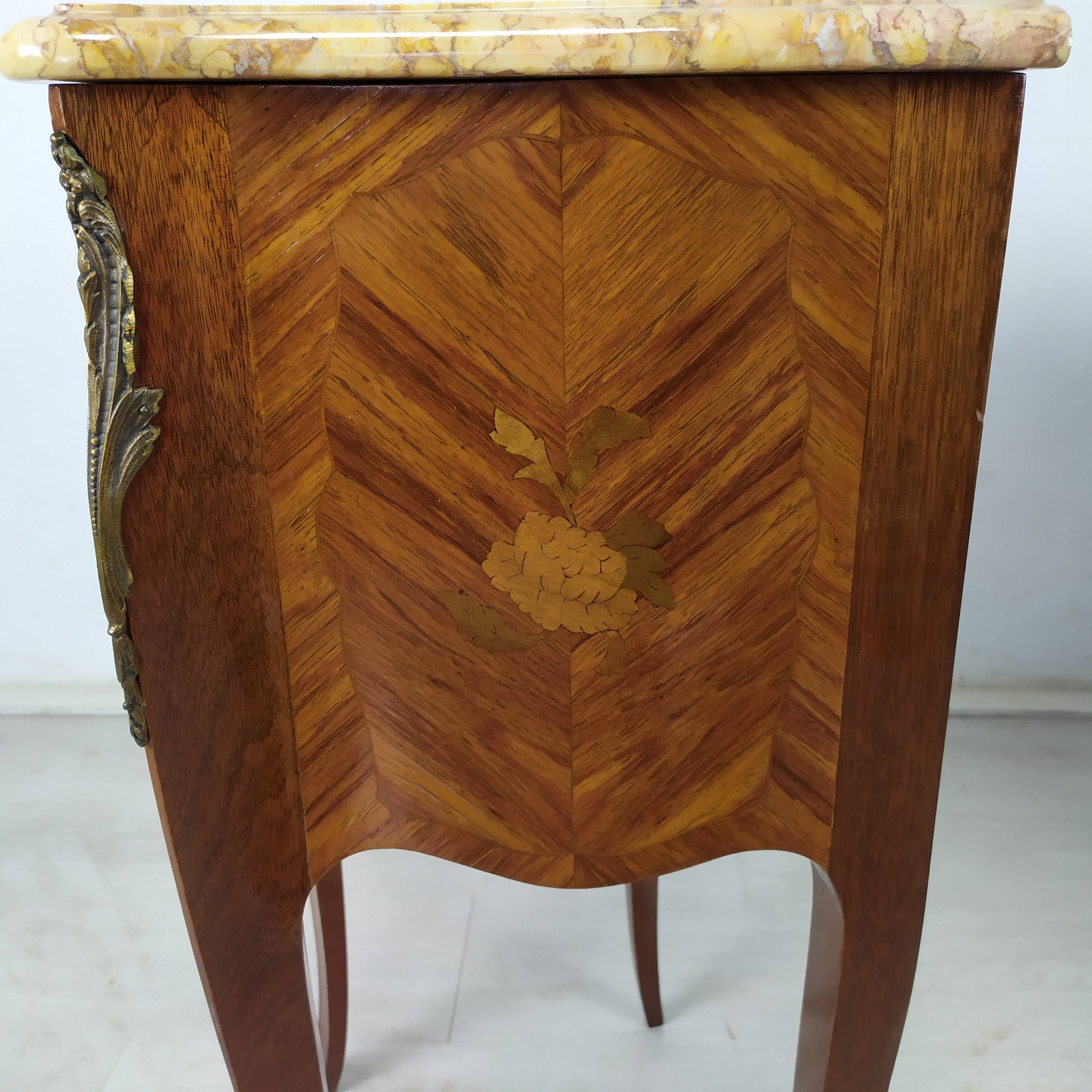Pair of Louis XV style bedside tables