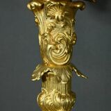 Bronze Candelabra, after J-A. Meissonnier, Rococo style, Napoleonic era