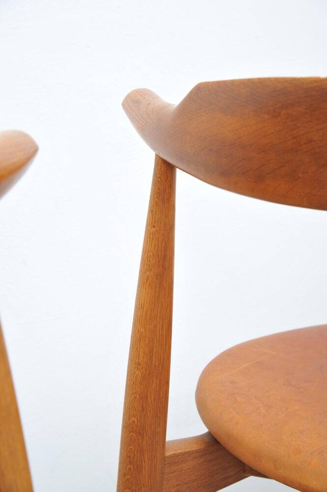 FH4104 Heart Chair by Hans J. Wegner for Fritz Hansen, 1950s