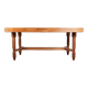 Large extendable dining table, 320 cm, in oak, Guillerme and Chambron.