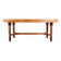 Large extendable dining table, 320 cm, in oak, Guillerme and Chambron.