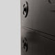 Graphical Defour black cabinet, 1970s.