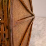 60s wicker basket handbag