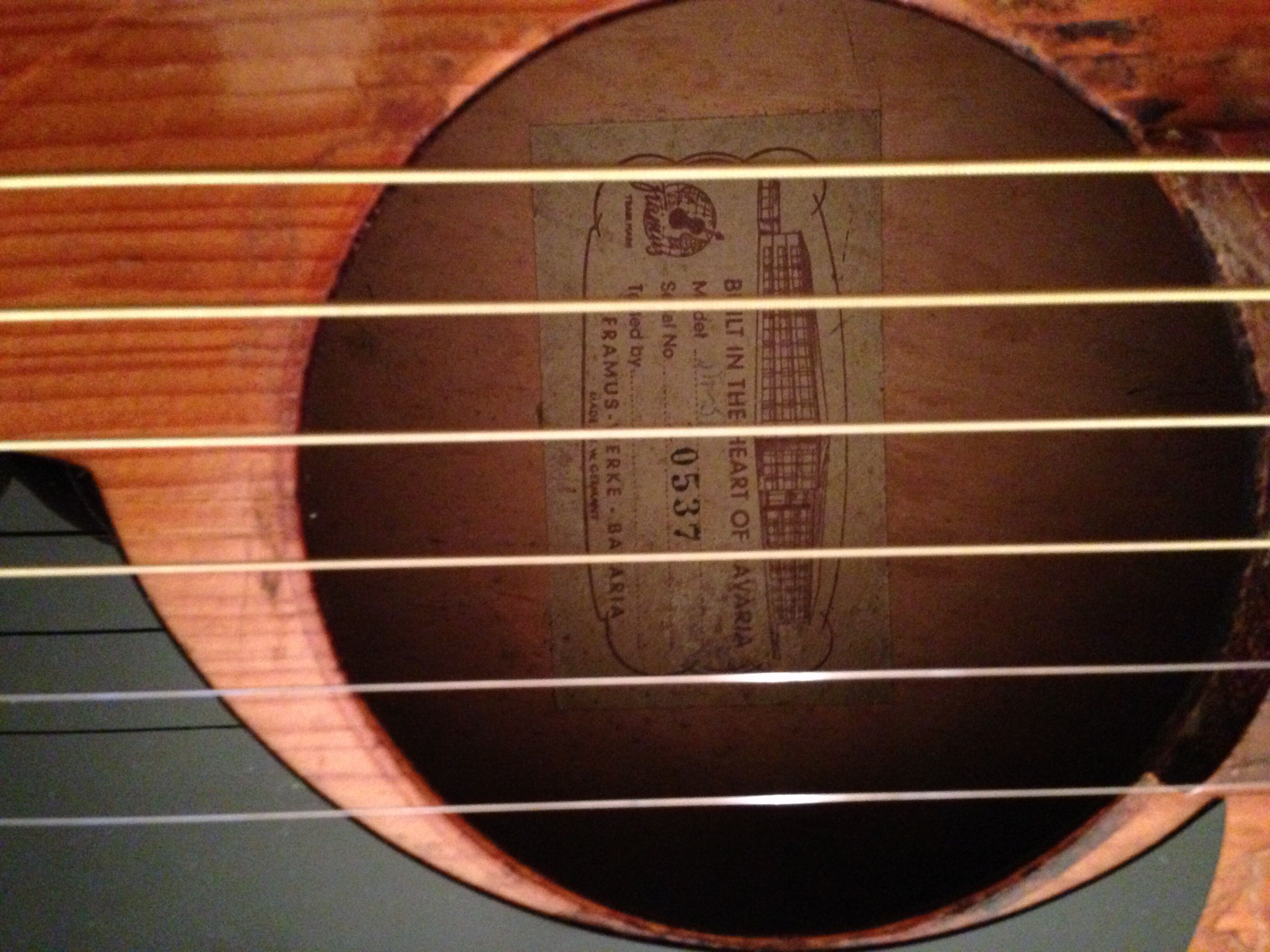 Framus Parlor guitar, 1970